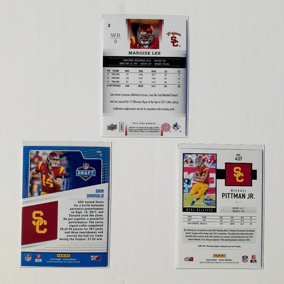 Southern California Trojans 9 Card Lot - CFTBL [9_9_1] - Picture 4 of 8